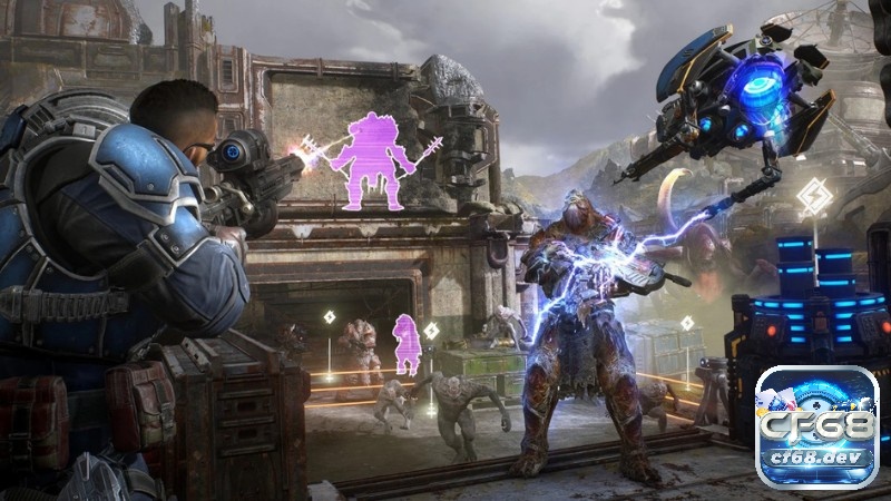 Game Gears 5 - Cuộc chiến sống còn tại hành tinh Sera Cầm súng quét sạch kẻ địch