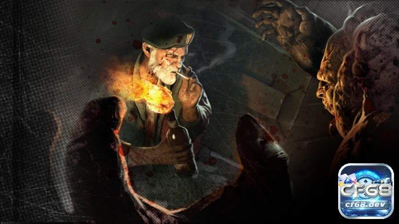 Game Left 4 Dead: Tựa game sinh tồn diệt zombie đỉnh cao nhất Nhân vật Bill được tạo hình bởi một cựu chiến binh mạnh mẽ