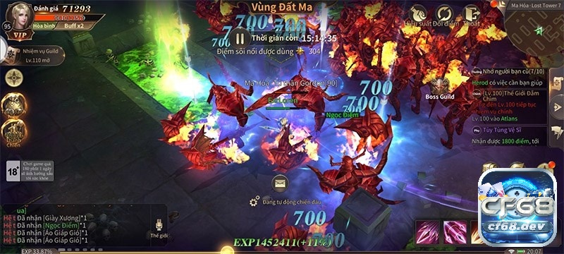 Game MU: Vượt Thời Đại - Game nhập vai RPG hấp dẫn Người chơi sẽ tham gia nhiều nhiệm vụ với nhiều trận chiến kịch tính