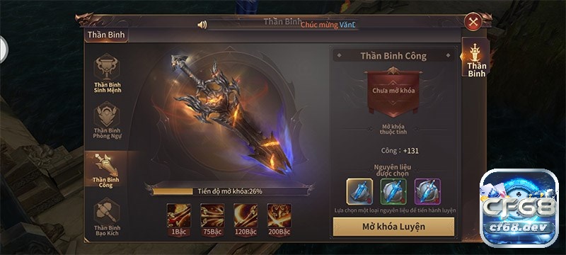 Game MU: Vượt Thời Đại - Game nhập vai RPG hấp dẫn Ngoài hệ thống trang bị thì trong game còn có thêm nhiều tính năng phụ trợ hấp dẫn