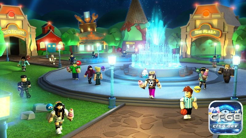 Game Roblox - Nền tảng game trực tuyến nổi tiếng hàng đầu Game Roblox có một cộng đồng lớn giúp người chơi tương tác với nhau