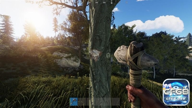 Game Rust - Game hành động sinh tồn hậu tận thế Người chơi sẽ cần tìm kiếm các nguyên vật liệu và lượng thực để sinh tồn