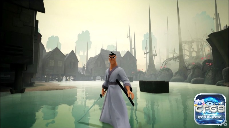 Game Samurai Jack: Huyền thoại chuyển thể thành trò chơi Lối chơi Samurai Jack tập trung vào hành động chặt chém và sử dụng nhiều vũ khí để đánh bại Aku.
