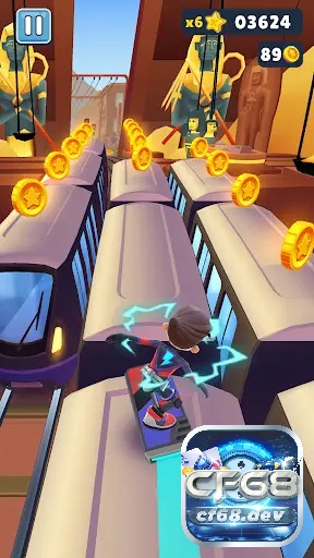 Game Subway Surfers - Game hành động vui nhộn Game có chế độ chơi với các nhiệm vụ đa dạng cùng đường chạy vô tận