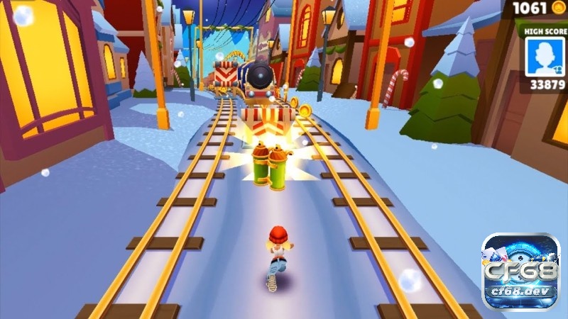 Game Subway Surfers - Game hành động vui nhộn Các màn chơi trong game sẽ lấy bối cảnh của nhiều địa điểm nổi tiếng trên thế giới