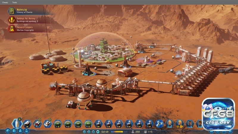 Game Surviving Mars: Tựa game chinh phục sao hỏa cực hay Cốt truyện hấp dẫn của game Surviving Mars sẽ đưa bạn vào cuộc phiêu lưu khám phá và xây dựng một tương lai mới trên Sao Hoả