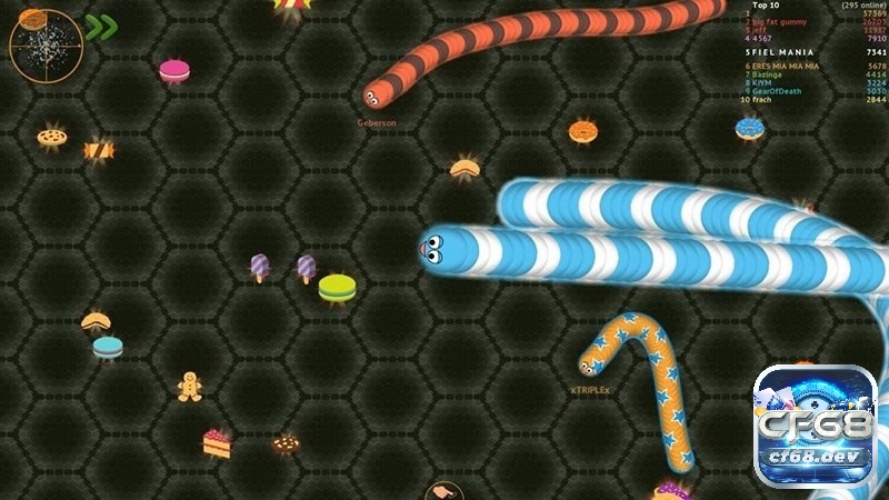 Game Wormate.io - Game rắn săn mồi hấp dẫn trên điện thoại Game Wormate.io có đồ họa 2D đơn giản nhưng đẹp mắt