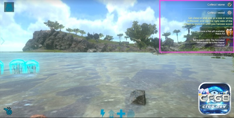 Game ARK: Game sinh tồn hấp dẫn trong thế giới khủng long Hệ thống nhiệm vụ trong Game ARK xuất hiện ở góc phải của màn hình chơi