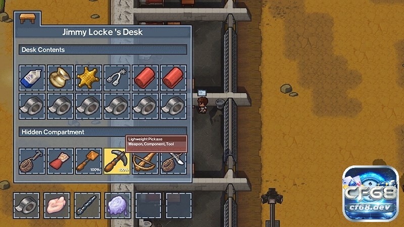 Game The Escapists 2: Review tựa game vượt ngục đỉnh ca Các vật phẩm trong game The Escapists 2