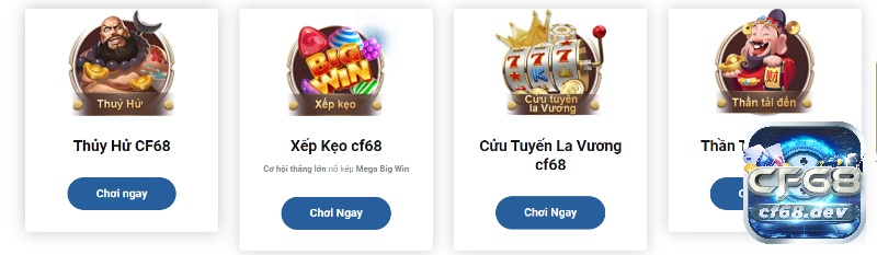 Nha cai bet CF68 - Game cược trực tuyến đổi thưởng uy tín Trải nghiệm nổ hũ tỉ lệ RTP cao cùng nha cai bet CF68