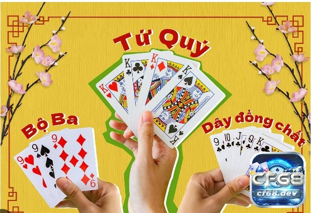 Cách chơi bài tiến lên miền Trung cho anh em mới tham gia Các kết hợp bài trong cách chơi tiến lên miền Trung