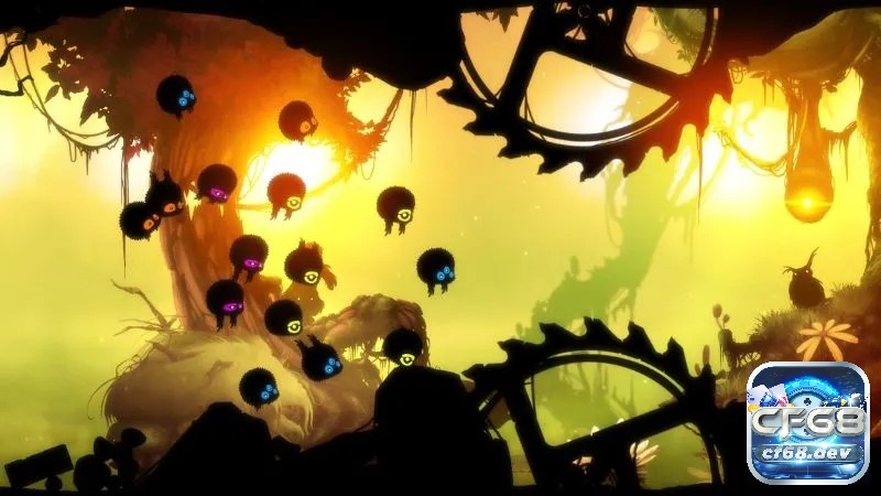 Game 2 người chơi trên điện thoại: Top game không nên bỏ lỡ Badland là tựa game 2 người chơi trên điện thoại sở hữu đồ họa và âm thanh độc đáo