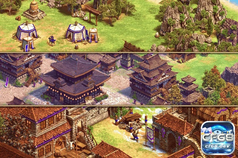 Game Age of Empire 2 - Game chiến thuật xây dựng đế chế Game có 13 nền văn minh với những đặc điểm khác nhau để lựa chọn