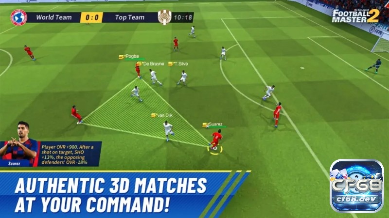 Game bóng đá hay: Top 6 tựa game kịch tính ai cũng mê Football Master 2 là một trò chơi bóng đá có đồ họa cực đẹp