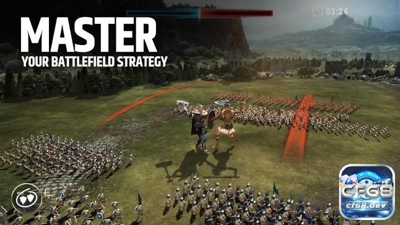 Game chiến thuật hay: 9 tựa game đình đám không thể bỏ qua Dawn of Titans: Strategy Game là game chiến thuật hay và hoành tráng