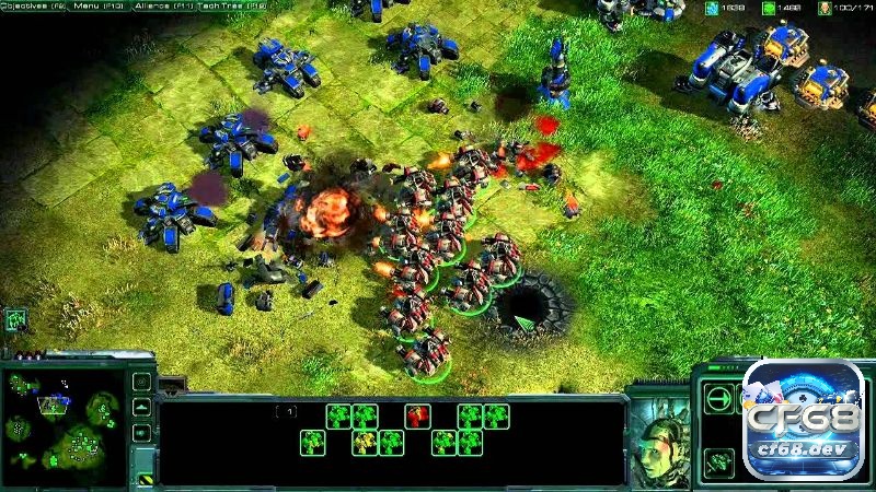 Game chiến thuật pc: 5 game khiến bạn “đứng ngồi không yên" Người chơi sẽ bước vào một thế giới khoa học viễn tưởng trong StarCraft II
