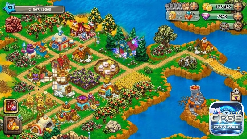 Game nông trại: Top 12 tựa game phải thử 1 lần trong đời Harvest Land đưa bạn vào một thế giới thần tiên