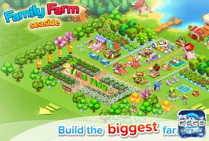 Game nông trại: Top 12 tựa game phải thử 1 lần trong đời Family Farm Seaside là tựa game nông trại hay phải thử ngay