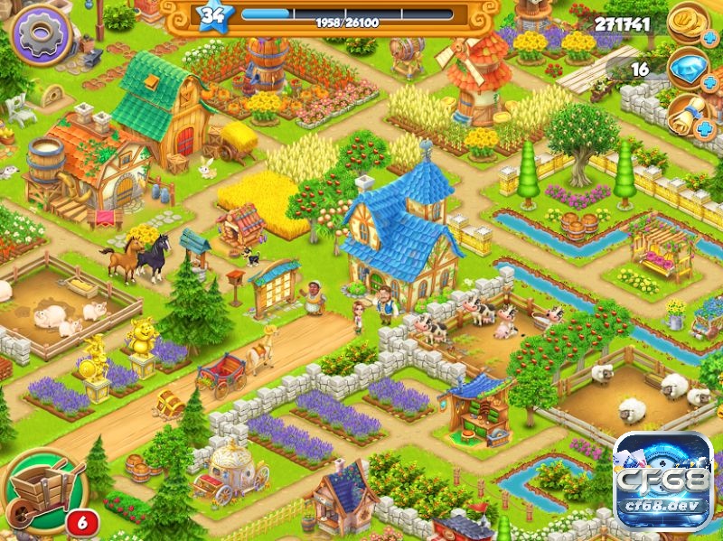 Game nông trại: Top 12 tựa game phải thử 1 lần trong đời Village and Farm mang lại cảm giác như một làng quê thực sự