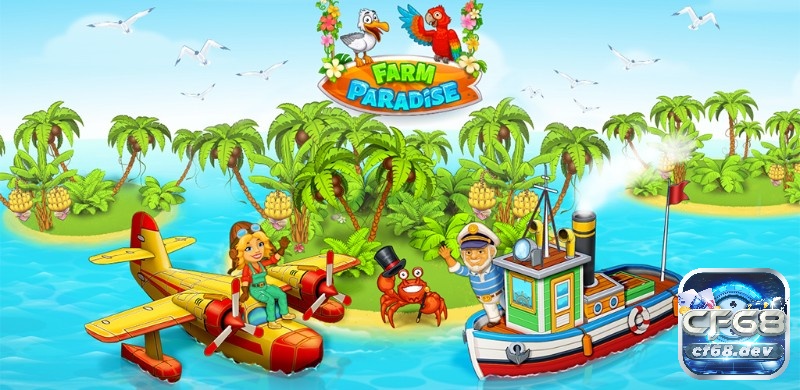 Game nông trại: Top 12 tựa game phải thử 1 lần trong đời Farm Paradise mang đến một trải nghiệm nông trại với giao diện dễ chịu