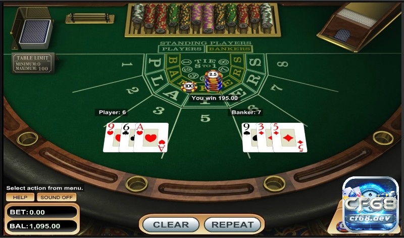 Bai ol line baccarat: Hướng dẫn chơi game hiệu quả cùng Cf68 Dealer sẽ so sánh điểm giữa các cửa cược