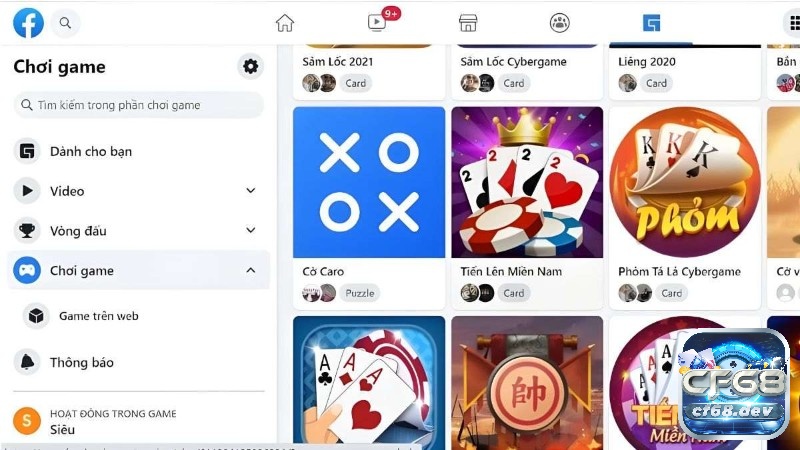 Cách chơi game trên facebook chi tiết cho người mới bắt đầu Khám phá cách chơi game trên facebook cùng CF68 nhé!