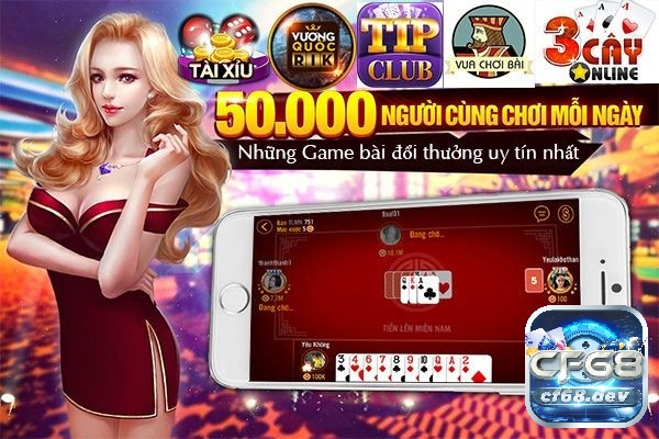 Danh bai on line là gì? Trải nghiệm chất lượng tại CF68 Game đông đảo người tham gia chơi nên bạn sẽ không phải chờ ghép bàn