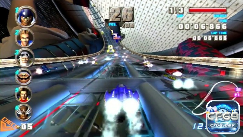 Game khó nhất thế giới: Top 8 tựa game ai chơi cũng mê F-Zero GX là một trò chơi đua xe đặt trong bối cảnh tương lai đầy kịch tính