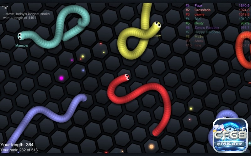 Game online chơi cùng bạn bè: 7 tựa game phải thử ngay Slither.io là một trò chơi trực tuyến nhất định phải chơi thử cùng bạn bè