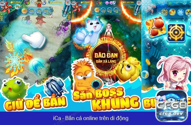 Game bắn cá trên điện thoại: Danh sách các game đỉnh cao nhất iCá ZingPlay là game bắn cá vui nhộn, phù hợp với mọi đối tượng.