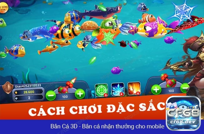 Game bắn cá trên điện thoại: Danh sách các game đỉnh cao nhất Bắn Cá 3D là lựa chọn tuyệt vời cho những ai yêu thích trải nghiệm săn bắt cá với đồ họa 3D đẹp mắt.