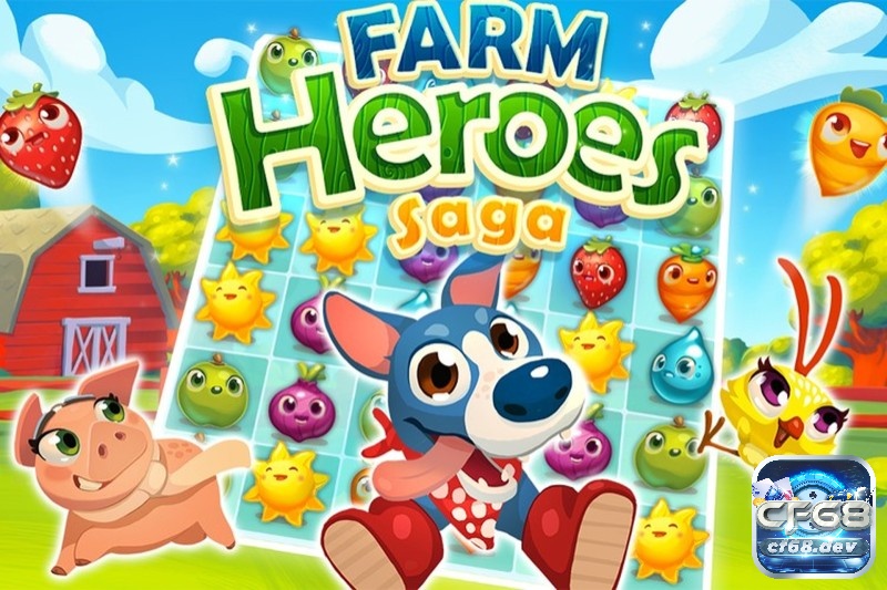 Game nông trại online mobile hấp dẫn đáng chơi nhất hiện nay Game nông trại online mobile - Game nông trại Farm Heroes Saga