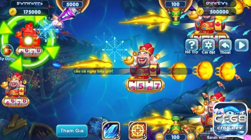 Game bắn cá Rồng Vàng – Cơ hội trở thành đại gia săn cá Chọn vị trí bắn thông minh sẽ giúp anh em dễ dàng xả đạn hơn