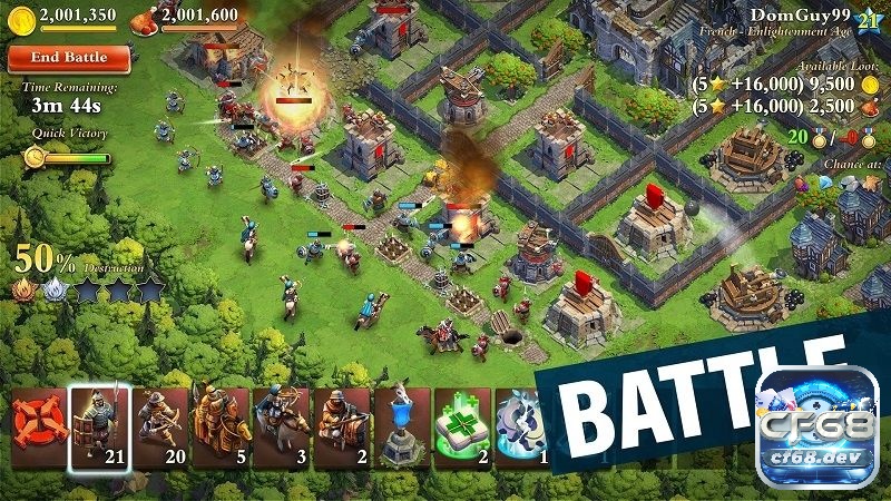 Game chiến thuật xây dựng quân đội hay mobile đỉnh cao nhất Game chiến thuật xây dựng quân đội hay mobile mang lại vô vàn trải nghiệm giải trí đỉnh cao và khó quên.