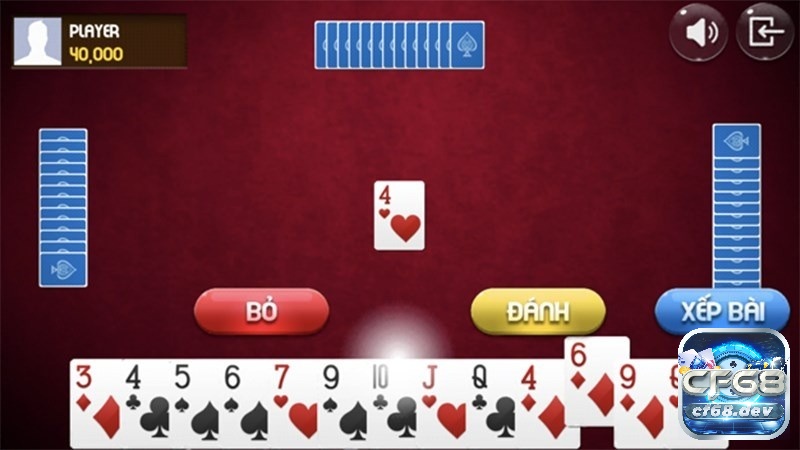 Game đánh bài tiến lên miền nam: Chi tiết luật chơi và mẹo chơi Giá trị lá bài 6 cao hơn lá bài 4 nên có thể đánh chặn