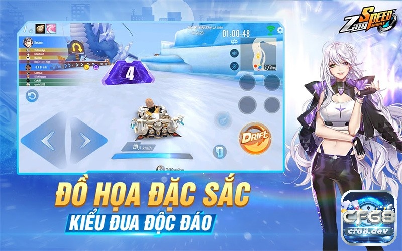 Game ZingSpeed Mobile - Đua xe tốc độ cao trên điện thoại Đồ hoạ game đặc sắc