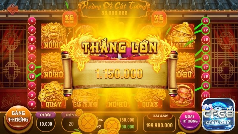 Cách quay slot dễ nổ hũ: Mẹo chơi thắng lớn từ các cao thủ Đừng bỏ lỡ các vòng quay miễn phí để tăng cơ hội thắng mà không mất thêm chi phí.