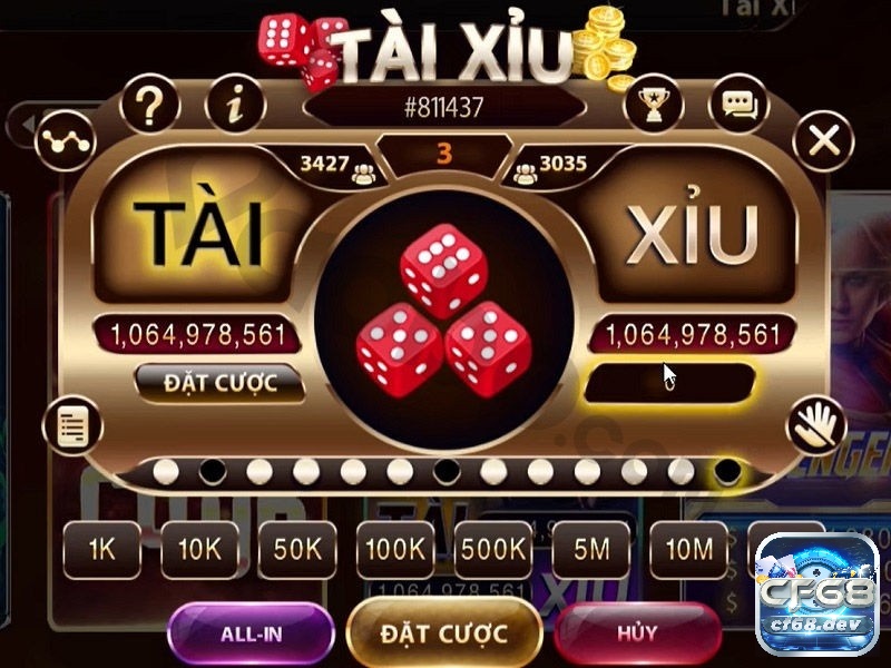 Cầu bệt tài xỉu là gì? Cách áp dụng cầu bệt tài xỉu hiệu quả nhất Tìm hiểu game tài xỉu cùng CF68 và cách đánh cầu bệt tài xỉu