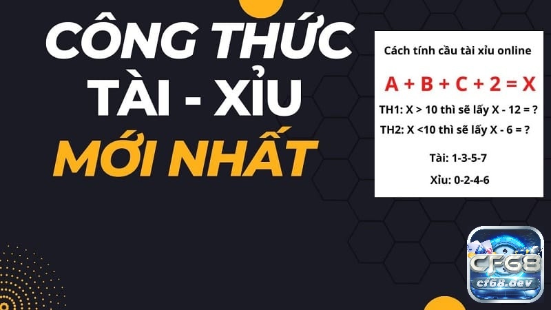 Công thức tài xỉu chuẩn xác, áp dụng hiệu quả nhất cùng CF68 Những công thức tài xỉu phổ biến nhất