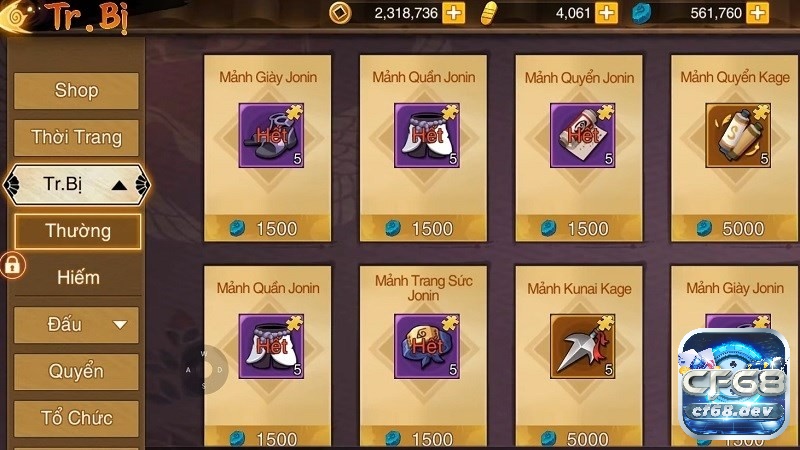 Game Hỏa Chí Truyền Thuyết: Game thẻ tướng cực hay Trang bị trong game quan trọng trong việc tăng cường sức mạnh