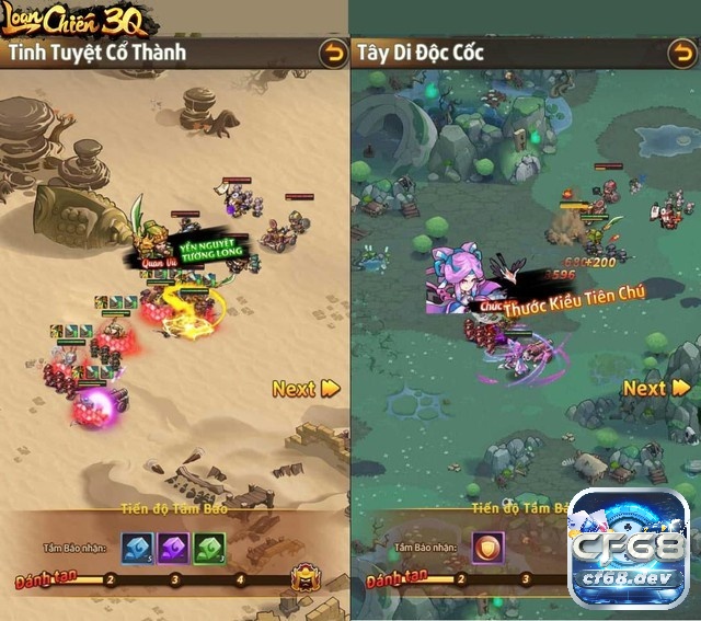 Game Loạn Chiến 3Q: Game tam quốc hấp dẫn cho di động Đồ hoạ game siêu mãn nhãn với hình ảnh 2D bắt mắt