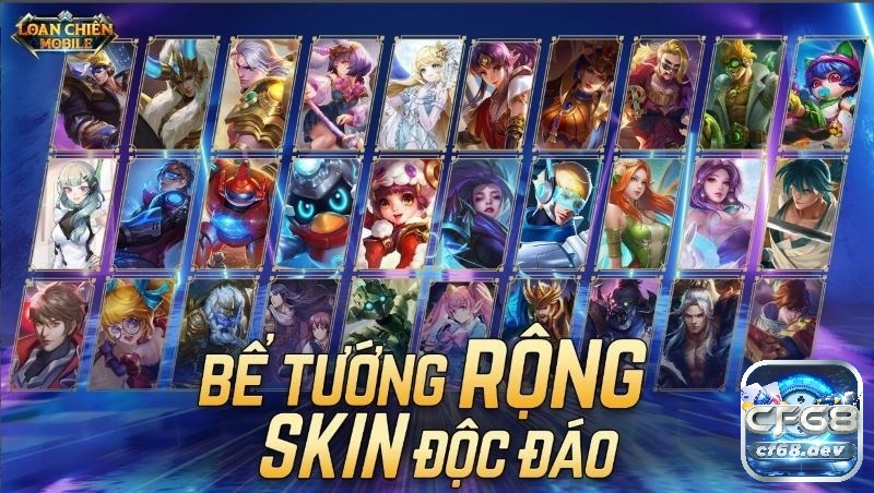 Game Loạn Chiến Mobile: Tựa game giải trí 5v5 cực hấp dẫn Với mỗi tướng sở hữu phong cách riêng, Loạn Chiến Mobile tạo nên sức hấp dẫn không thể cưỡng lại.