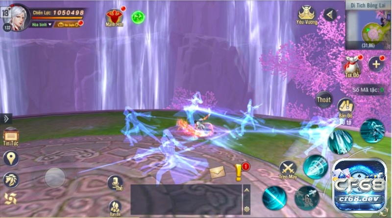 Game Ngạo Kiếm 3D - Tựa game kiếm hiệp sống động, hấp dẫn Các chiêu thức trong game được thiết kế theo cơ chế định hướng đẹp mắt