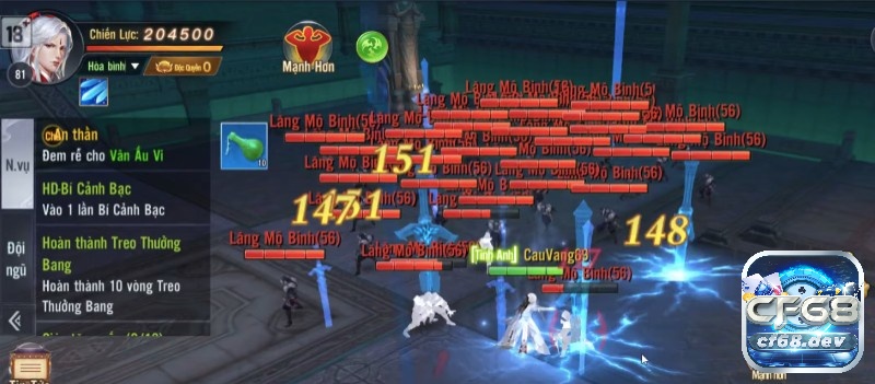 Game Ngạo Kiếm 3D - Tựa game kiếm hiệp sống động, hấp dẫn Việc cày cuốc trong game tạo nên sức hút mà bất kỳ game thủ nào cũng thích thú