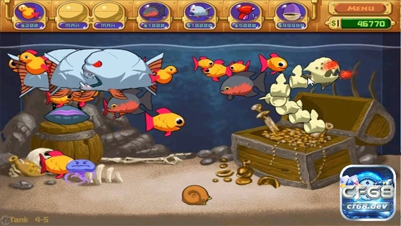 Game nuôi cá Insaniquarium siêu hấp dẫn không nên bỏ qua Bạn cũng cần bảo vệ cá khỏi những sinh vật nguy hiểm