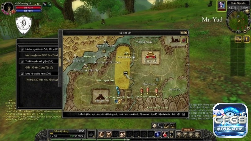 Game Silkroad Online: Hành trình kỳ diệu trên con đường tơ lụa Bản đồ thế giới rộng lớn