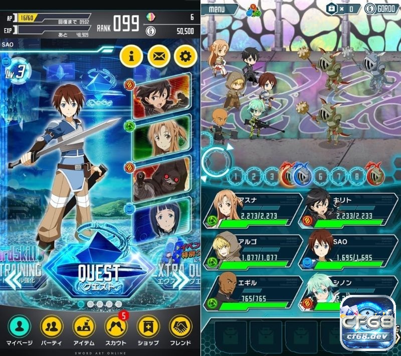Game Sword Art Online: 8 game hay nhất trên PC và mobile Game Sword Art Online: Code Register là một game chiến thuật đặc biệt trong dòng game SAO