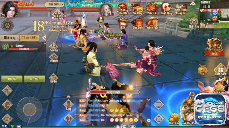 Game Tân Thiên Long Mobile kiếm hiệp, hành động hấp dẫn Tính năng nổi bật trong Game Tân Thiên Long Mobile
