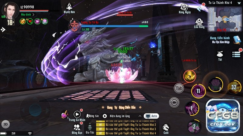 Game Tuyết Ưng VNG: Game nhập vai mới mẻ, PK kịch tính Người chơi có thể tham gia vào các đấu trường liên server