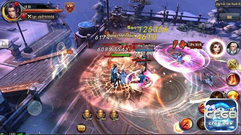 Game Ỷ Thiên 3D – Siêu phẩm nhập vai kiếm hiệp đỉnh cao Hệ thống chiến đấu của trò chơi được thiết kế với cơ chế thời gian thực rất lôi cuốn
